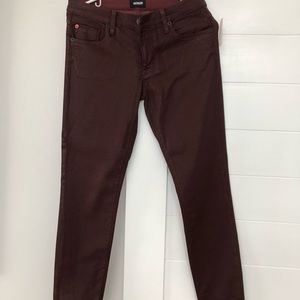 Hudson waxed denim jeans